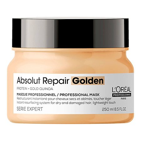 Máscara Capilar Golden L'Oréal Professionnel Serie Expert Absolut Repair Gold Quinoa + Protein 250g