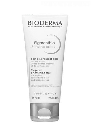Creme Clareador Corporal Bioderma Pigmentbio Sensitive Areas 75ml