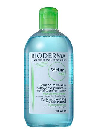Demaquilante Purificante Solução Micelar Bioderma Sébium H2O 500ml