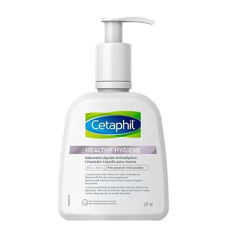 Sabonete Líquido Antisséptico Mãos Cetaphil Healthy Hygiene 237ml