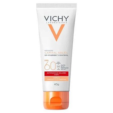 Protetor Solar Vichy Capital Soleil Uv-Pigment Control Cor 2.0 40g