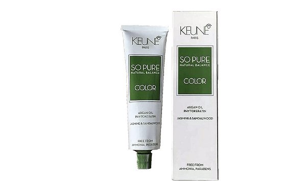Keune So Pure Color Louro Médio Caramelo 7.14 60ml