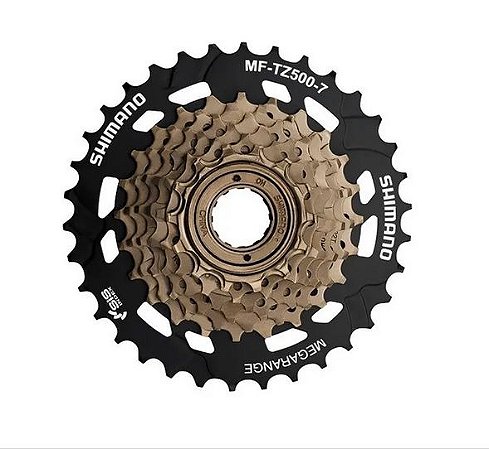 Catraca Roda Livre Megarange Shimano 7v MF-TZ500-7