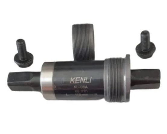 Movimento Central Kenli 118mm Selado Aço KL08A