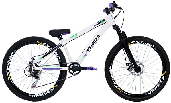 Bicicleta Aro 26 Athor Freeride B Ramp 7v Branco