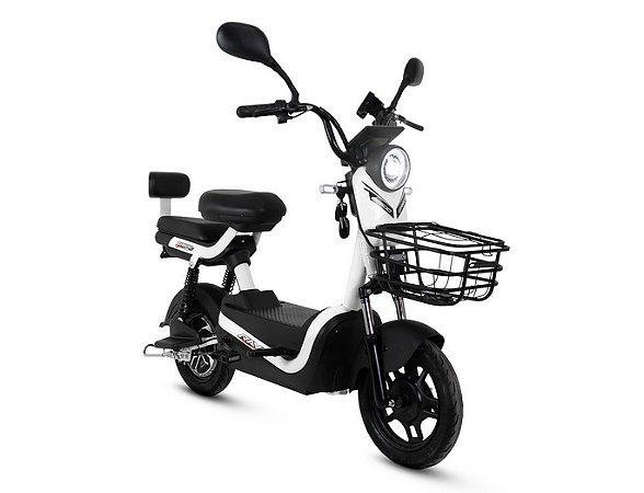 Bicicleta Elétrica Rava Plus Branco