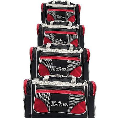 Kit 4 bolsas viagem welcon