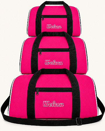 Kit Pocket 3 Peças (P+M+G) — Rosa