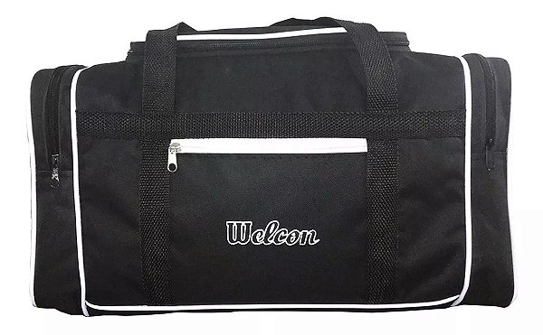 Mala de viagem e trabalho detalhes brancos