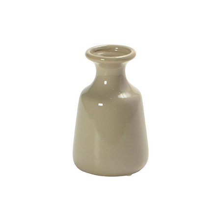 Vaso De Cerâmica Cinza Decor Glass