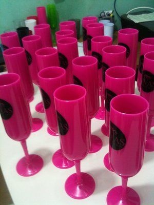 100 Taças de Acrílico Personalizadas