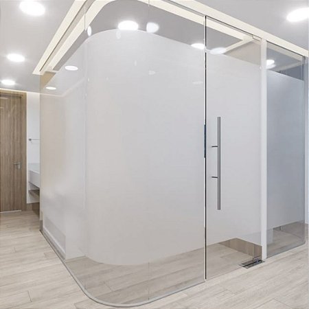 ESTOQUE - Puxador 80cm total x 30cm entre furos - Tubular H - Escovado - Alumínio (Não enferruja)