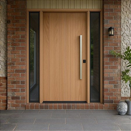 Puxador 1m total x 30cm entre furos x Largura 3,2cm - Plano - Escovado - Alumínio (Não enferruja) - Sob Encomenda