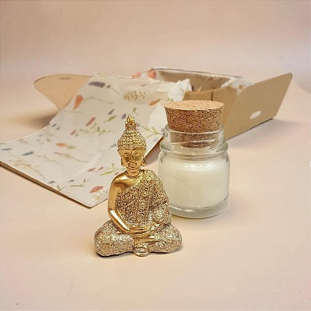 Dia Das Mães Zen Kit De Paz E Equilíbrio Com Buda E Vela