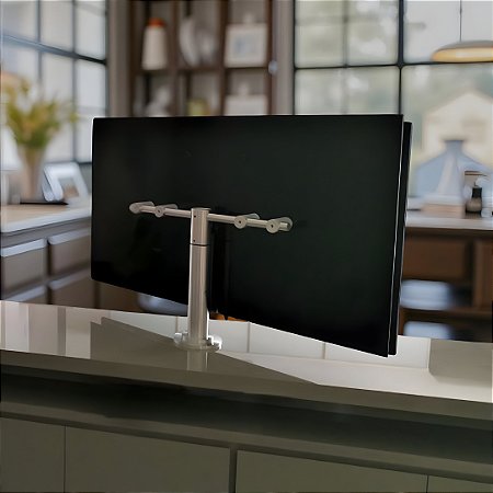 Suporte Giratório TV _ Fixação Móveis - Altura Sob Medida - Várias Cores - Para TV’s de 32” a 55”