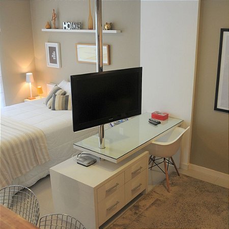 Suporte Giratório TV _ Fixação Móvel e Teto - Vários Tamanhos e Cores - Para TV’s de 32” a 85”