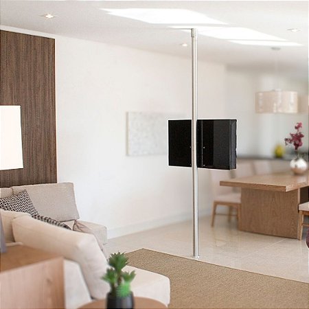 Suporte Giratório TV _ Fixação Piso e Teto - Vários Tamanhos e Cores - Para TV’s de 32” a 85”