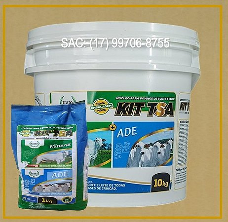 KIT TSA MINERAL + ADE PARA BOVINOS.