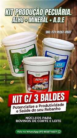 KIT PRODUÇÃO PECUÁRIA