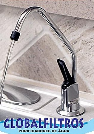 TORNEIRA DE FILTRO PURIFICADOR DE ÁGUA TIPO FAUCET PARA BANCADA -  GLOBALOFERTAS