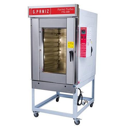 Forno Turbo a Gás Bivolt 10 Esteiras Semi Novo - FTG-300 - G.paniz