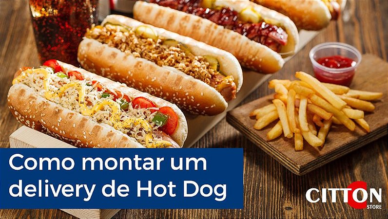 Kit Hot Dog Equipamentos para Delivery de Cachorro Quente