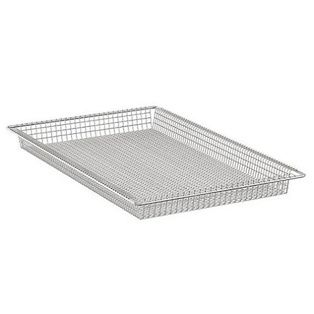 Grelha Perfurada Gn1/1 Aço Inox para Batata Frita 53x32,5 Cm