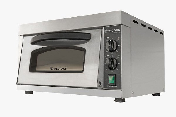 Forno Pizza Ultra Rápido Elétrico 2 Resistências com pedra refratária - 220V – WP-35 - Wictory