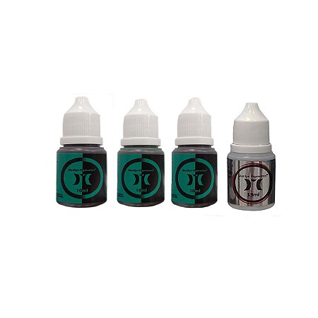 Kit 3 Pigmentos Marilyn Micropigmentação 10ml + 1 Diluente