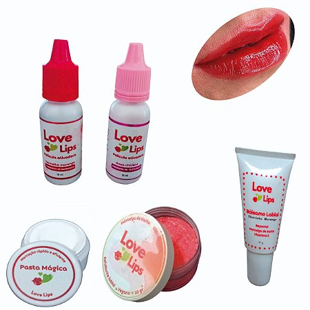 Kit Película Esfoliante Balsamo Pasta Magica Spa Lábios Boca