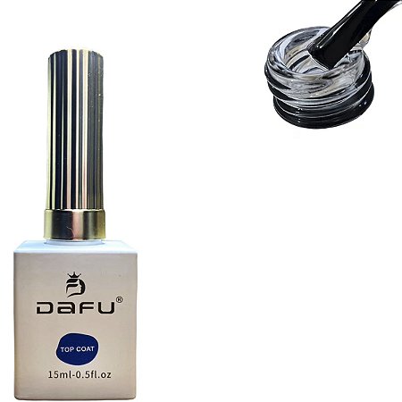 1 Top Coat Unha Gel Porcelana Fibra Poligel Acrigel Manicure