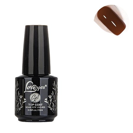 1 Top Coat Sem Goma Unha Gel Fibra Poligel Acrigel Porcelana
