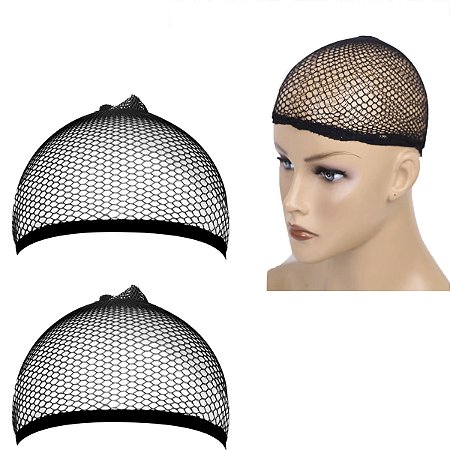 2 Toucas Meia Rede Prender Cabelos Embaixo Peruca Lace