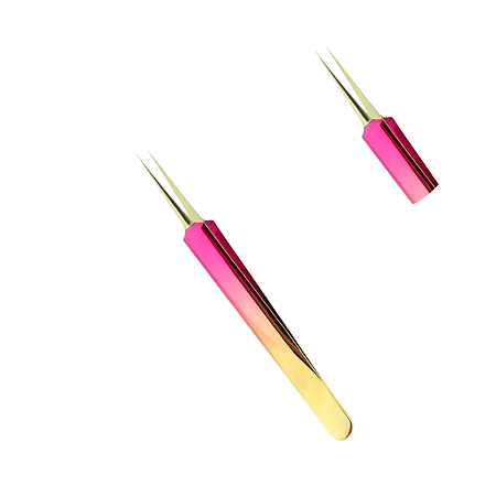 1 Pinça Cureta Removedor Extrator Cravo Limpeza Facial Rosa