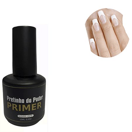 Primer Preparação Unhas Gel Fibra Poligel Acrigel Porcelana