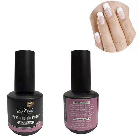 Base Gel Blindagem Unhas Gel Fibra Poligel Acrigel Porcelana