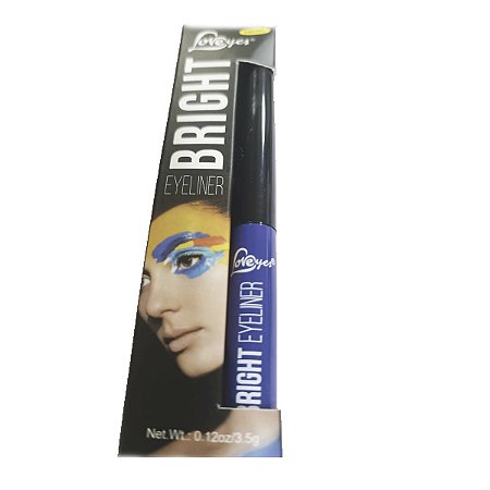 Delineador Liquido Olhos Cor Vivas Traço Fino Make Maquiagem