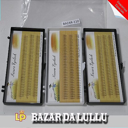3 Caixas Cílios Em Tufinhos  NESURA 3D