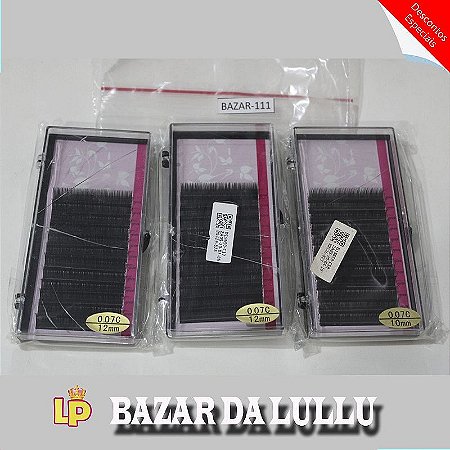 3 Caixas de Cílios Fio A Fio Mink - Expessura 0.07C