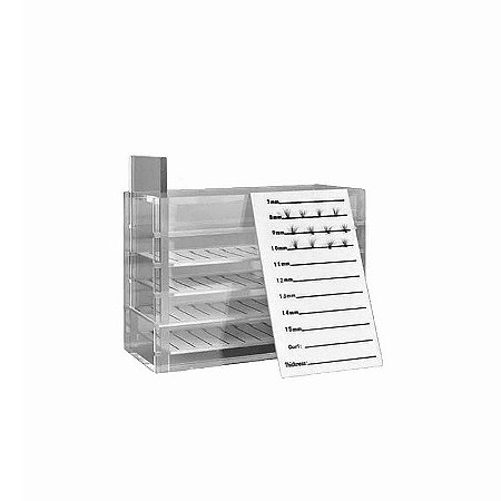 Caixa Porta Cílios Acrílico, Lash Box Com 5 Placas