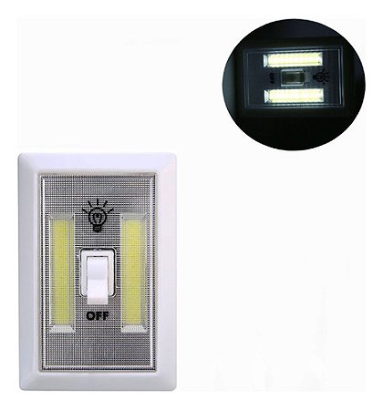 Luminária Lampada Interruptor Sem Fio De Led Armario Closet