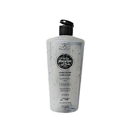 Agua Micelar Active Carvão Ativado Phallebeauty 250ml