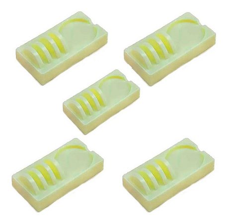 5 Suporte Paleta P/ Cílios E Pedra Jade Ou Cristal Extensão