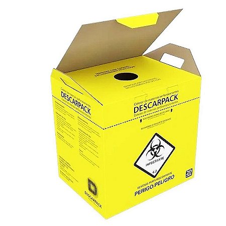 Caixa Coletora Para Material Perfurocortante 20l Descarpack