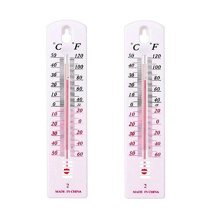 2 Termômetro Para Ambientes Parede Sauna Casa Cozinha