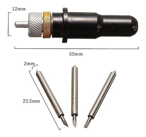 1 Suporte Roland + 3 Facas Roland