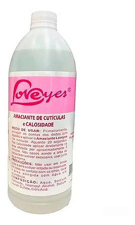 1 Amaciante De Cutículas E Calosidades Love Yes 900ml
