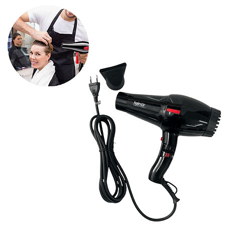 Secador Cabelo Profissional Tecnologia Ion Cerâmica Antifriz