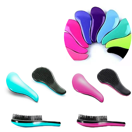 Escova Pentear Desembaraçar Antifrizz Cabelos Infantil