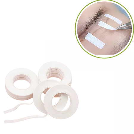 10 Fita Adesiva Extensão Cílios Fina Fio Volume Egpcio Russo